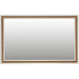 Зеркало настенное «Милана 18» П265.18 (слоновая кость с золочением)