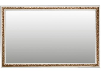 Зеркало настенное «Милана 18» П265.18 (слоновая кость с золочением)