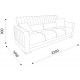 Трехместный диван-кровать ATLANTA (Атланта) ATLNT-02