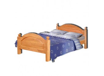 Двуспальная кровать Лотос сосна Б-1090-05 (искусственное старение) 1400 мм