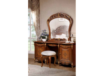 Туалетный столик с зеркалом Аллегро (орех)