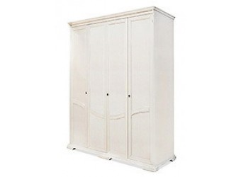 Шкаф для одежды Лика ММ-137-01/04Б (белая эмаль)