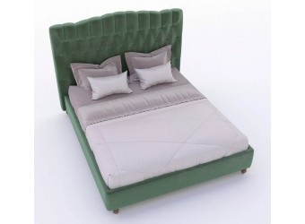 Двуспальная кровать Беатрис MUR-IK-BEAT с мягкой спинкой