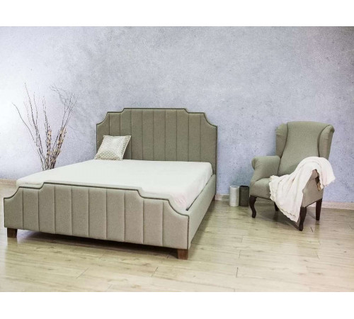 Двуспальная кровать Форсайт MUR-IK-FORS с мягкой спинкой