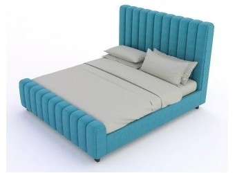Двуспальная кровать Гомер MUR-IK-GOMER с мягкой спинкой