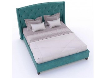 Двуспальная кровать Мишель MUR-IK-MIHSEL с мягкой спинкой