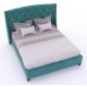 Двуспальная кровать Мишель MUR-IK-MIHSEL с мягкой спинкой