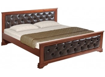 Двуспальная кровать Тэфи MUR-KK-TEFFY с каретной стяжкой