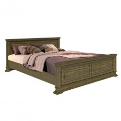 Двуспальная кровать «Верди Люкс» П434.08п с подъёмным механизмом (лесной орех)